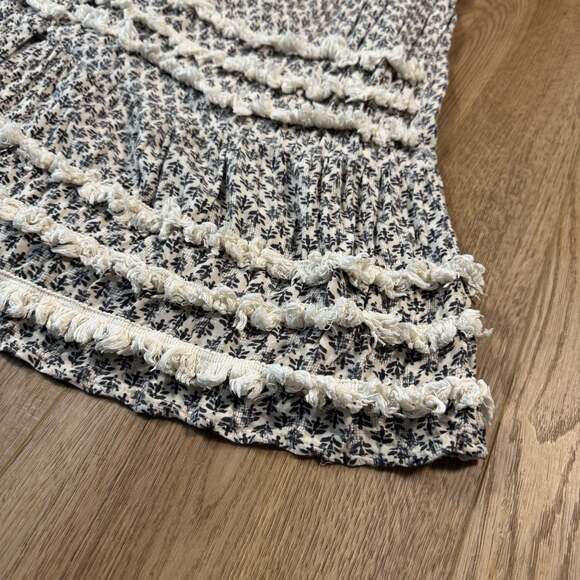 Piper & Scoot Exclusive Boho Fringe Trim Button Down Maxi Dress XS - Picture 5 of 13